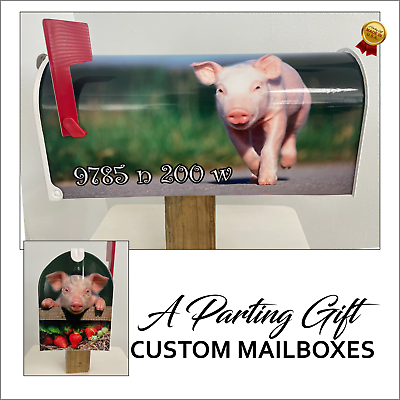 #ad Pig Custom Mailbox for Mom Personalized gift for him Gift for her