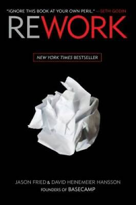 #ad Rework Hardcover By Fried Jason GOOD