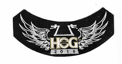 #ad Harley Davidson HOG Patch 2016 Harley Owners Group Jacket Vest Rocker