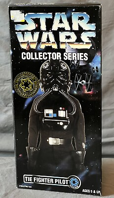 #ad Star Wars ANH Kenner Collector Series TIE Fighter Pilot 12” Action Figure NIB