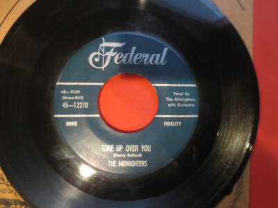 #ad #ad The Midnighters 45 Federal 12270 Tore Up Over You Early One Morning VG