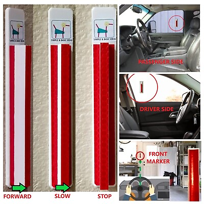 #ad Garage Car Parking assistant aid good visibility from driver and passenger side