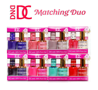 #ad #ad DND DC Soak Off Gel Polish Duo #001 #319 .6oz LED UV New Pick Any Color