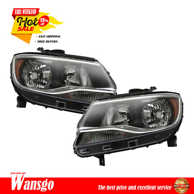 #ad Pair For 2015 2022 Chevy Colorado Headlights Replacement Halogen Clear Lens LR