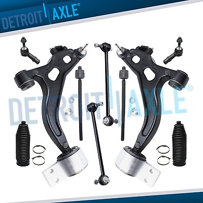 #ad 10pc Front Suspension Control Arms Sway Bars for 2005 2007 Five Hundred Montego