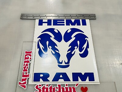 #ad Badass Hemi Ram Truck Vinyl Decal Many Sizes amp; Colors Available amp; FREE Ship