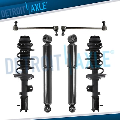 #ad Front Struts amp; Coil Spring Rear Shocks Sway Bars for 2012 2017 Hyundai Accent