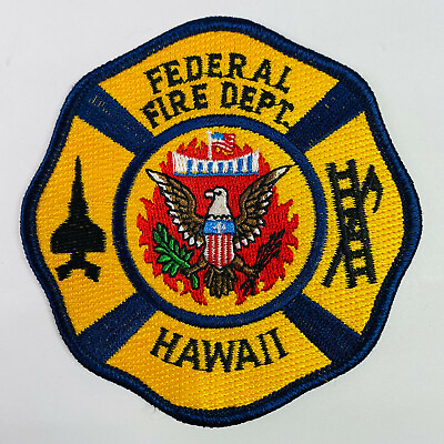 Hawaii Federal Fire Department HI Patch P2