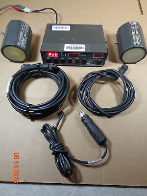 #ad Kustom Signal Golden Eagle II Dual K Band Police Radar controller w accessories