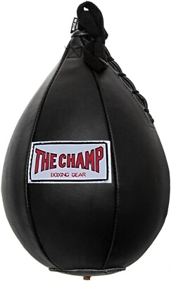 #ad Ultimate Precision: Pro Leather Speed Bag for MMA Muay Thai and Boxing