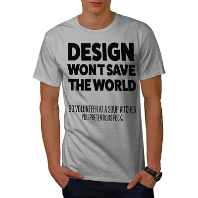 #ad #ad Wellcoda Design Volunteer Mens T shirt Funny Graphic Design Printed Tee