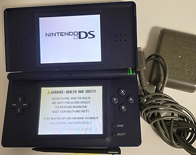 #ad Black Nintendo DSLite Charger and Stylus included REGION FREE 46