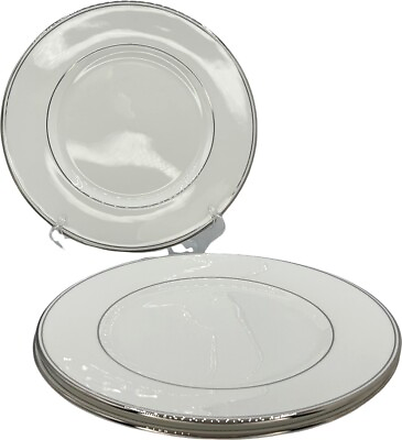 #ad Lenox Federal Platinum Dinner Plates USA Set of 3