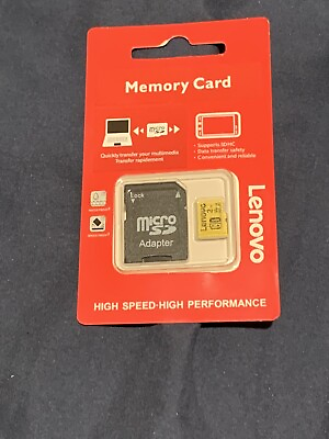 #ad Lenovo Micro SD Memory Card Class 10 U1 A1 Card 2TB