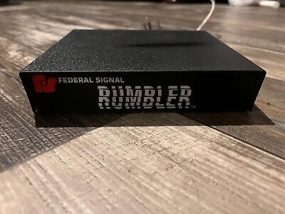 #ad #ad federal signal rumbler 2 Amplifier Only