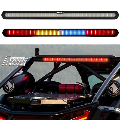 #ad Rigid 901801 28quot; LED Chase Light Bar Universal Tube Mount 27 Modes 5 Color