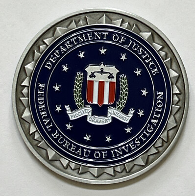 #ad #ad FBI Federal Bureau of Investigation Seal Paper Weight Coaster Challenge Coin