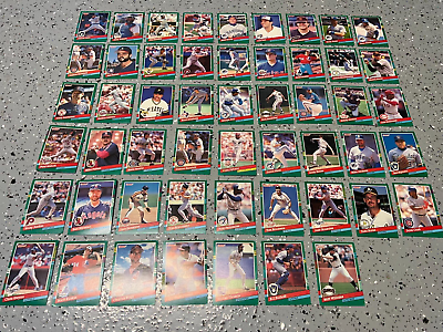 #ad Lot of over FIFTY 50 Vintage Donruss 1991 Baseball Cards Lot #4