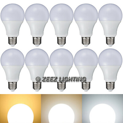 #ad #ad 10X 9W Soft Warm White LED Light Bulbs A Shaped A19 A21 EQ.75W Incandescent Lamp