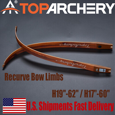 #ad Archery Hunting Takedown ILF Limbs for RH Recurve Bow Limbs H19quot; 62quot; H17quot; 60quot;