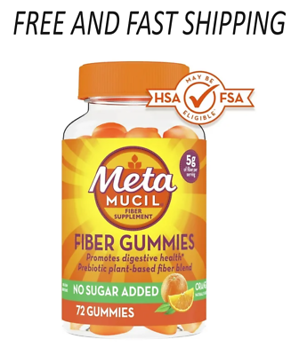 #ad Metamucil Daily Fiber Gummies for Digestive Health 5g Fiber Blend 72 Ct