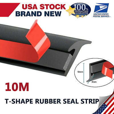 #ad 32Ft T Shape Rubber Car Seal Strip Hood Door Edge Trim For Grand Jeep Cherokee