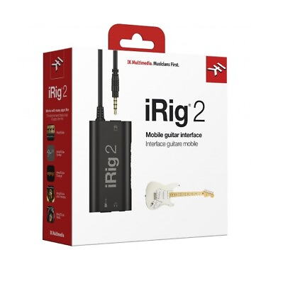 #ad IK Multimedia iRig 2 Guitar Interface for iOS and Mac