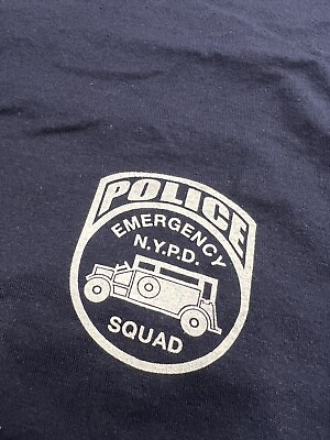#ad NYPD Police ESU T shirt NEW Size XL