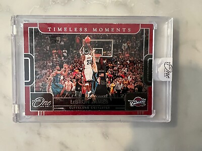 #ad #ad 2022 23 Panini One And One Basketball Lebron James Timeless Moments Cavaliers