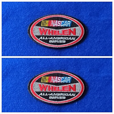 A Pair Of Motorsport Racing Patches Sew Iron On Badges Whelen b Nascar