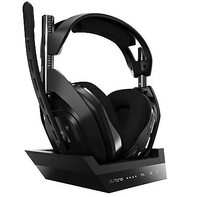 #ad ASTRO A50 PS4 PS5 939 001673 Wireless Gaming Headset Base Station PC
