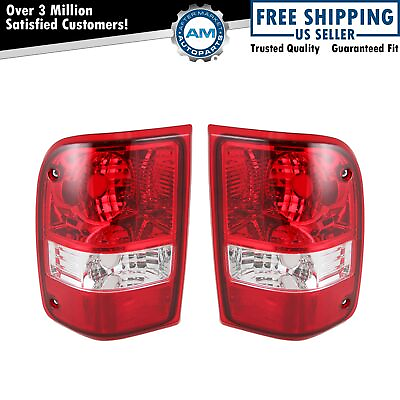 #ad Tail Lights Taillamps Left Right Pair Set For 2006 2011 Ford Ranger Pickup