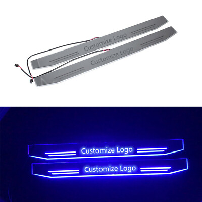 #ad Custom LED Car Door Sill Panel Pedal Light Logo Color Sizes As You Choose