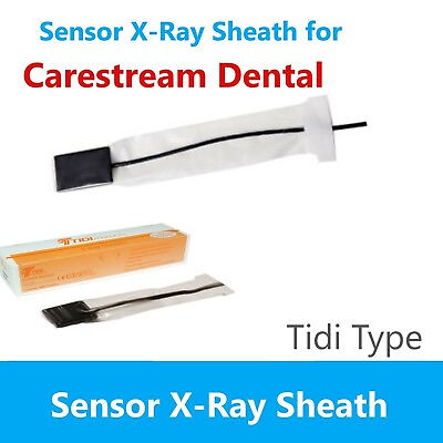 #ad Dental Digital Sensor X Ray Sheath Kodak Carestream Size 0 1 2 100 or 500 Bx