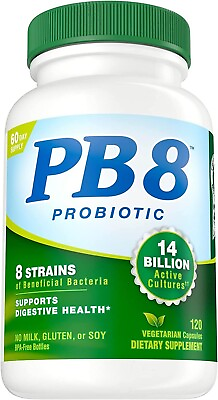 #ad Nutrition Now PB 8 Pro Biotic Vegetarian Supplement 120 Count 06 24