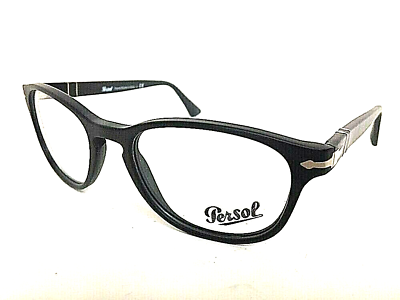 #ad New Persol 3085 V 9000 Black 53mm Oval Rx Women#x27;s Eyeglasses Frame Italy
