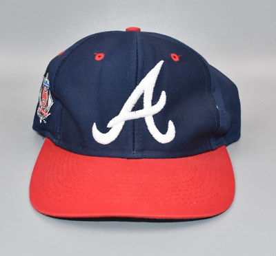 #ad Atlanta Braves Vintage Competitor Logo 7 Snapback Cap Hat