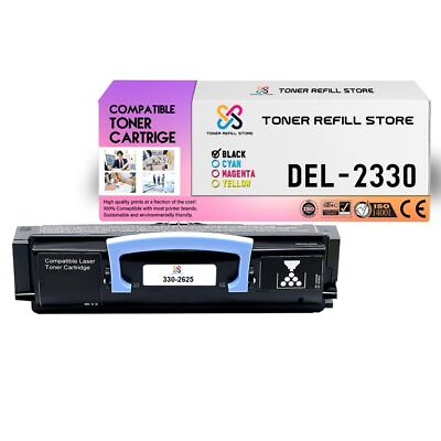 #ad TRS 330 2625 Black Compatible for Dell 2330d 2330dn 2350d Toner Cartridge