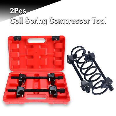 #ad 2Pcs Heavy Duty Coil Spring Compressor Strut Remover Installer Suspension Tool