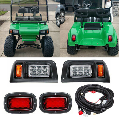 #ad Golf Cart Street Legal LED Light Headlight amp; Taillight Kit for Club Car DS 1993
