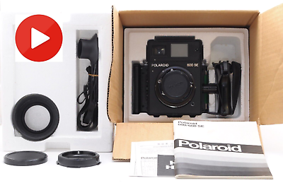 #ad Rare MINT Box Fullset Polaroid 600SE The Goose Camera Body 127mm F4.7 JAPAN