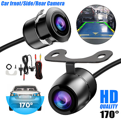 #ad 170° CMOS Car Front Side Rear View Reverse Backup Night Vision Parking Camera HD