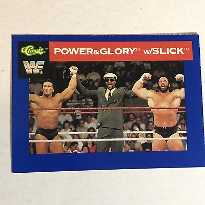 Power And Glory Slick WWF Trading Card World Wrestling Federation 1991 #116