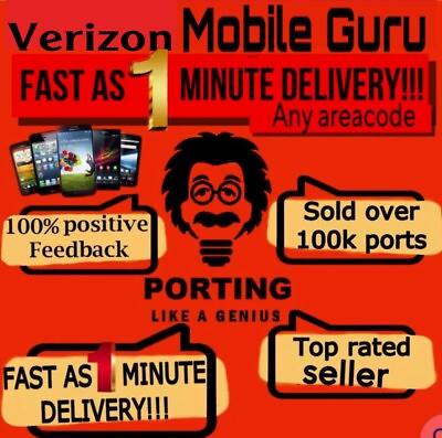 #ad VERIZON WIRELESS PORT NUMBERS. 5 Min DELIVERY ANY AND ALL AREACODES Fast