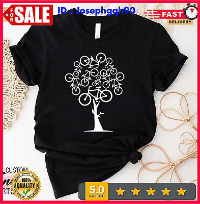 #ad #ad Cycling Shirt Bicycle Tree T Shirt Bike Shirt Gift for Biker Cycling Gift G