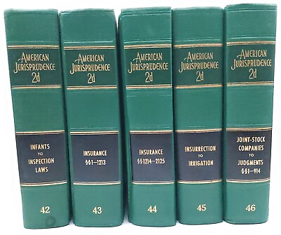 #ad #ad American Jurisprudence 2d State Federal Vol 42 43 44 45 46 Cumulative Supp