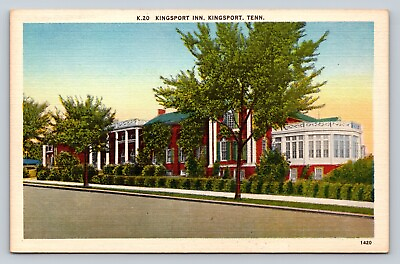 #ad Kingsport Tennessee TN Kingsport Inn Veranda VINTAGE Postcard