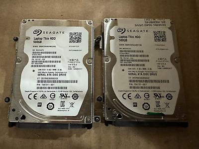 #ad 2 PACK Seagate Laptop Thin HDD ST500LM021 500GB 2.5quot; SATA III Laptop Hard Drive