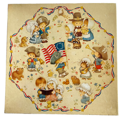 #ad Vintage 1976 Springbok Octagonal Puzzle Sweet Land Of Liberty Complete 500pcs
