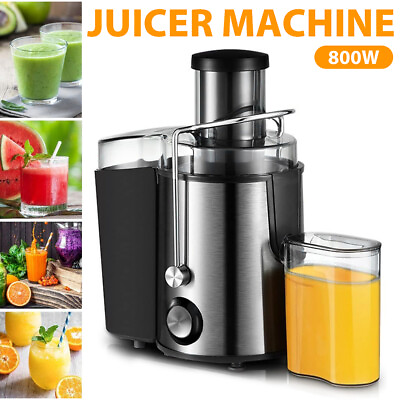 #ad 800W Electric Juicer Fruit Vegetable Blender Juice Extractor Citrus Machine New